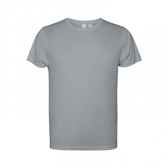 TEE-SHIRT SPORT MC ENFANT PERSONNALISABLE 'ESTORIL' - gris