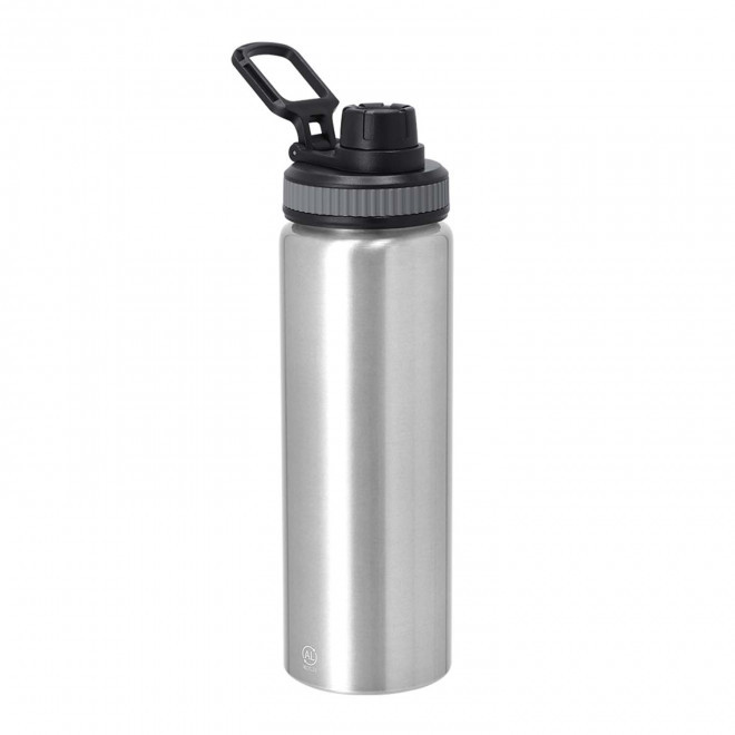 GOURDE ALU RECYCLE 800ML PERSONNALISABLE 'DARU' - argenté