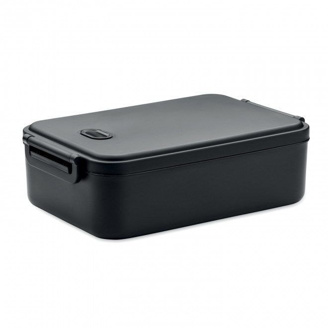 LUNCH BOX PP RECYCLE 2,2L PERSONNALISABLE 'CENO MAX' - noir