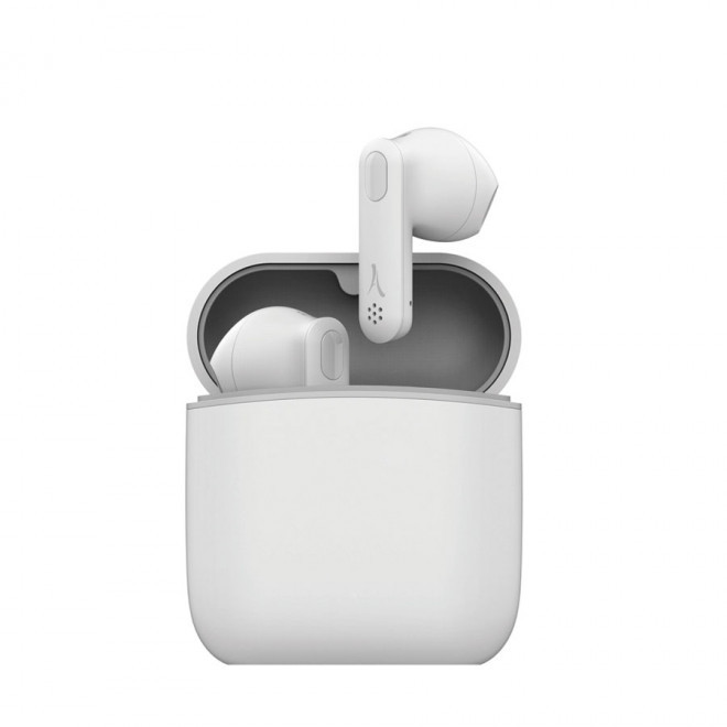 ECOUTEURS PERSONNALISABLES BLUETOOTH® 'MASTEAR' AKASHI®  - blanc