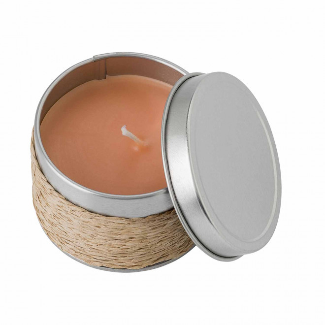 BOUGIE PARFUMEE BOITE METAL PERSONNALISABLE 'EPYC' - cardamome