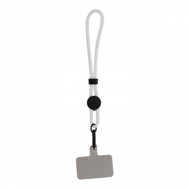 LANIERE POUR TELEPHONE PERSONNALISABLE 'NIROUX MINI' - blanc