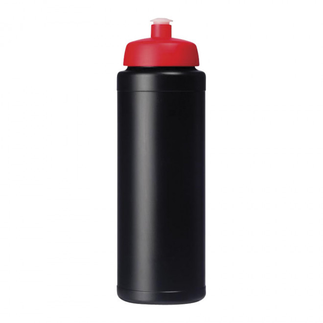 GOURDE SPORT PERSONNALISÉE 'SKYRUN' CORPS OPAQUE NOIR 750ML - rouge