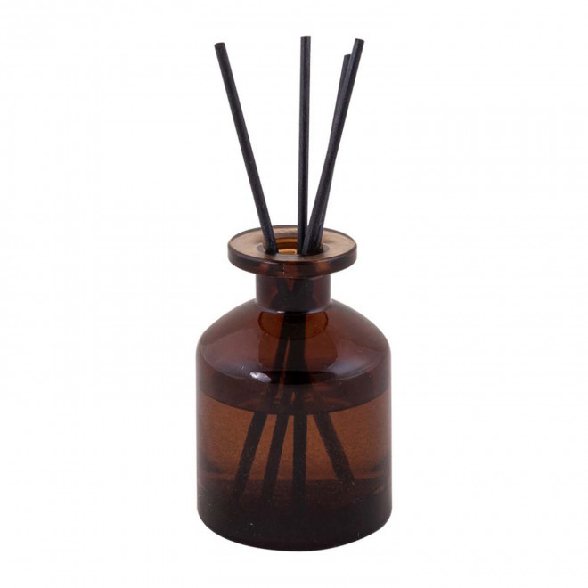 DIFFUSEUR AROMATIQUE EN VERRE PERSONNALISABLE 'LINNA' - marron