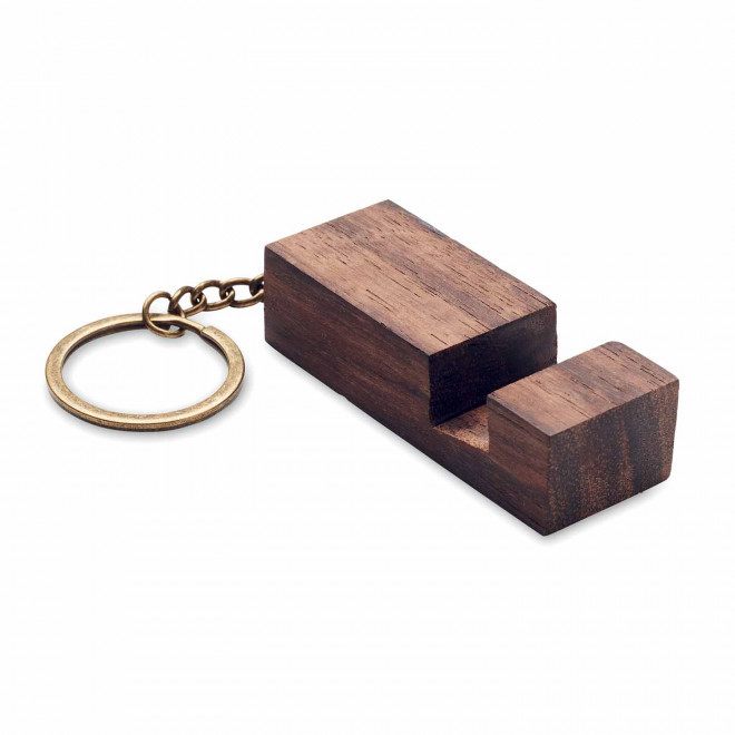 PORTE CLE PERSONNALISABLE EN NOYER 'GRINUS PLUS' - bois