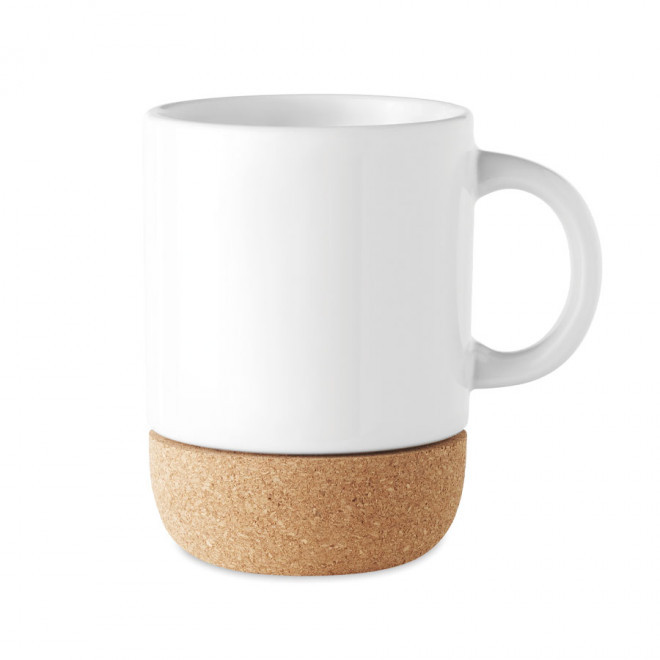 MUG PUBLICITAIRE EN LIÈGE 'STARTER' - blanc