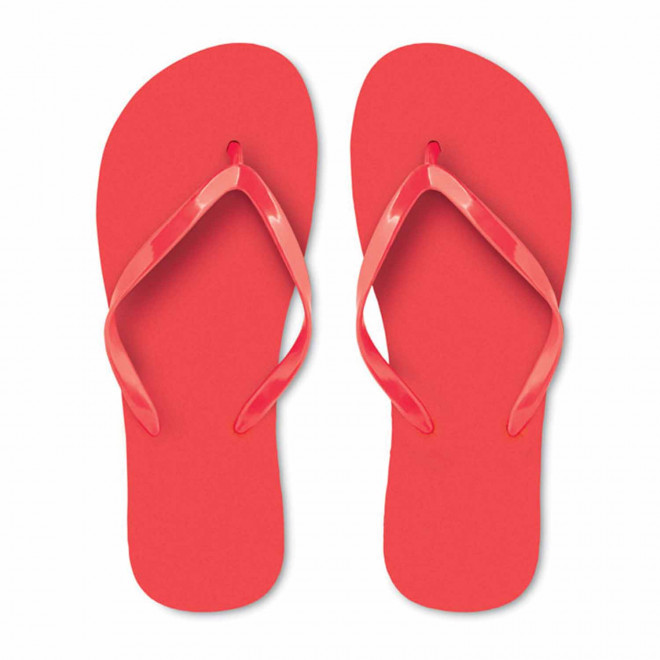 TONGS PERSONNALISÉES DE PLAGE 'HAWAI' - rouge
