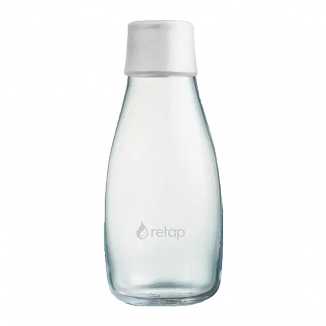 BOUTEILLE VERRE 300ML PERSONNALISABLE 'ORIGINAL 03' - blanc cassé