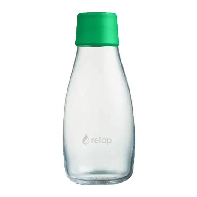 BOUTEILLE VERRE 300ML PERSONNALISABLE 'ORIGINAL 03' - vert