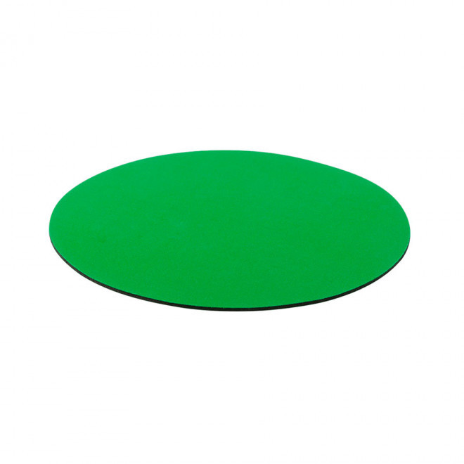 TAPIS DE SOURIS PERSONNALISABLE ROND 'SULIM' - vert