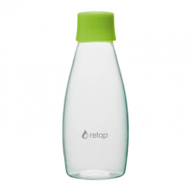 BOUTEILLE VERRE 500 ML PERSONNALISABLE 'GO 05' - vert forêt