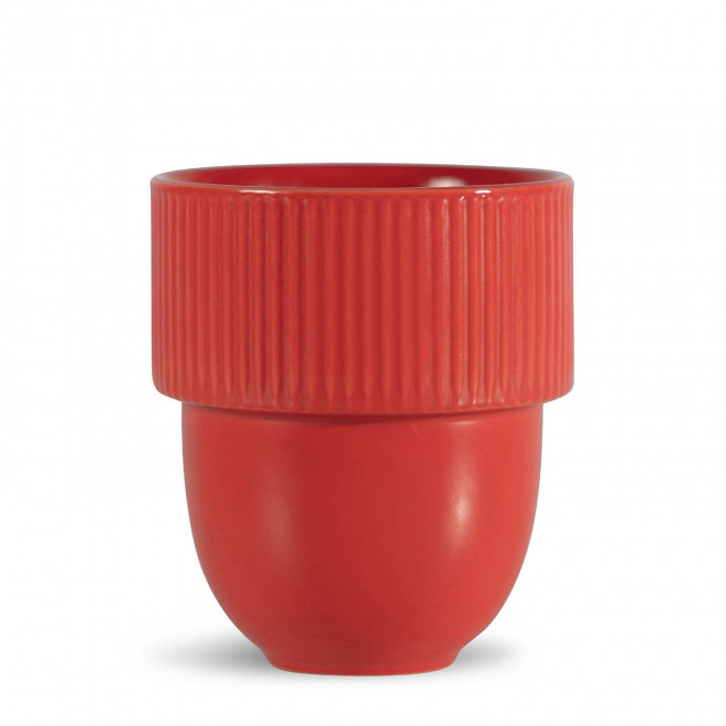 TASSE EMPILABLE 270ML PERSONNALISABLE 'EMPI' - rouge