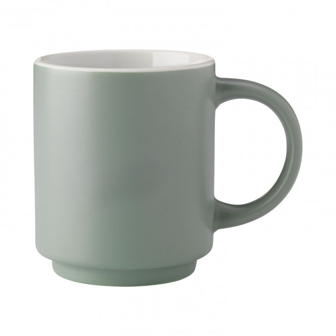 MUG CERAMIQUE 180 ML PERSONNALISABLE 'PANOLA' - vert