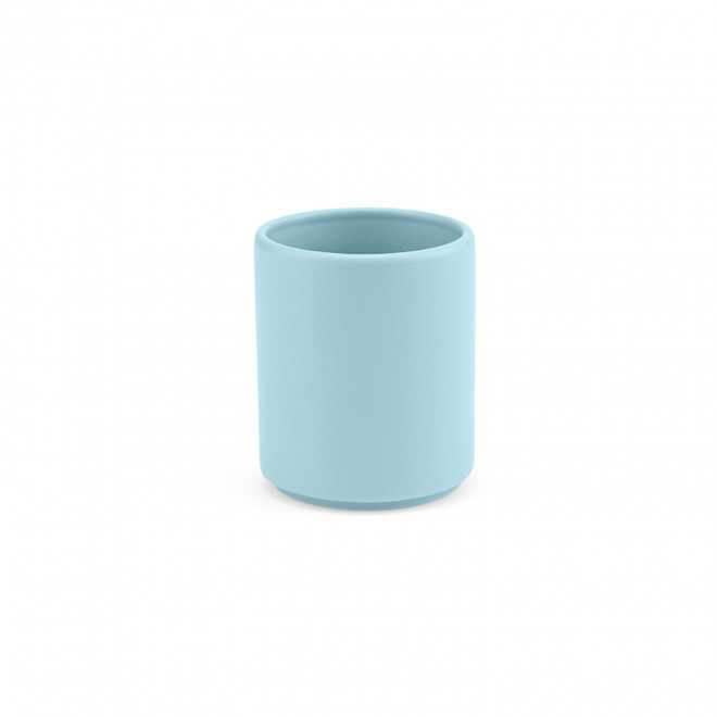 MUG CERAMIQUE 75 ML PERSONNALISABLE 'CAFLO' - bleu pastel