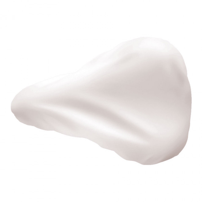 COUVRE-SELLE PUBLICITAIRE POUR VELO  'BYPRO COLOR' - blanc