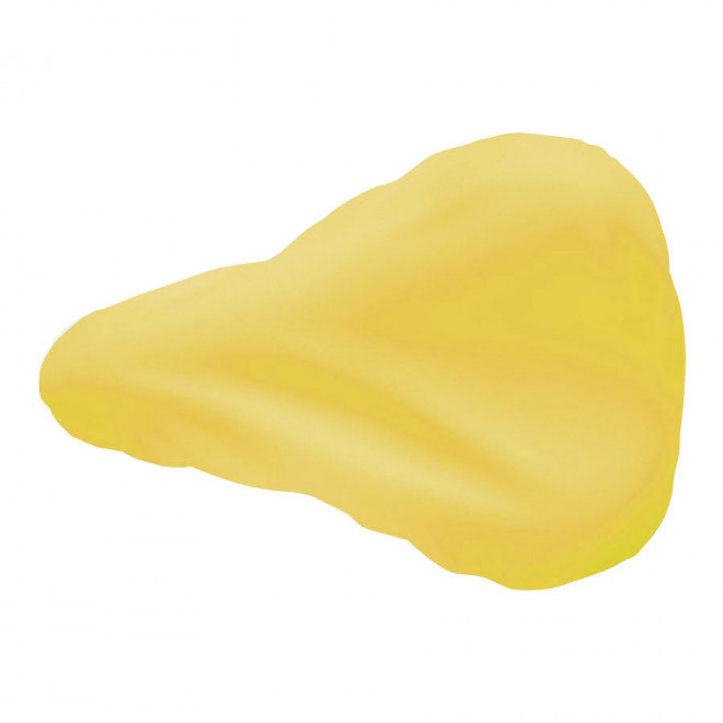 COUVRE-SELLE PUBLICITAIRE POUR VELO  'BYPRO COLOR' - jaune