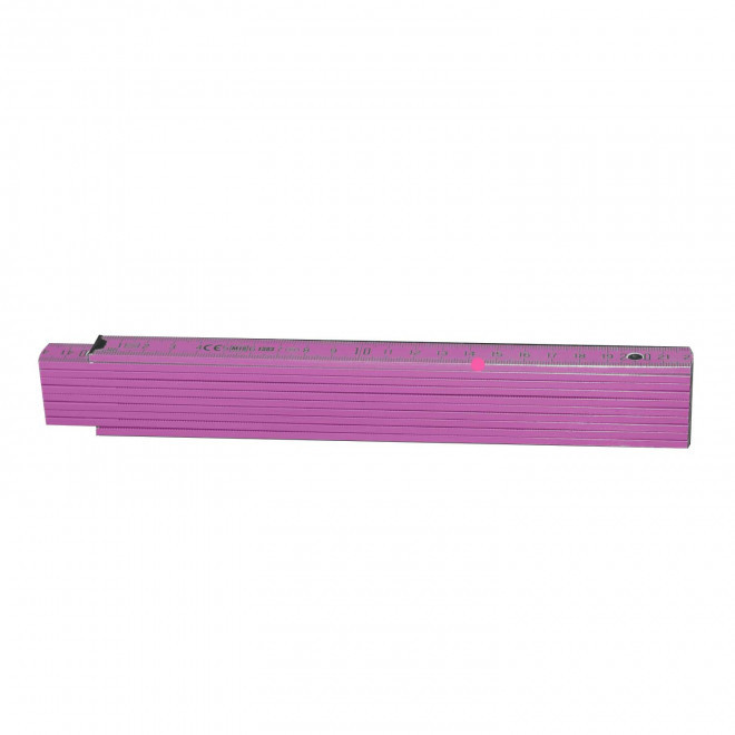 METRE PLIABLE PERSONNALISABLE 'MINESURA COLOR' 2M - violet