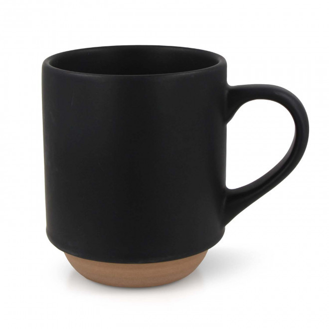 MUG CERAMIQUE 300 ML PERSONNALISABLE 'BALOW' - noir