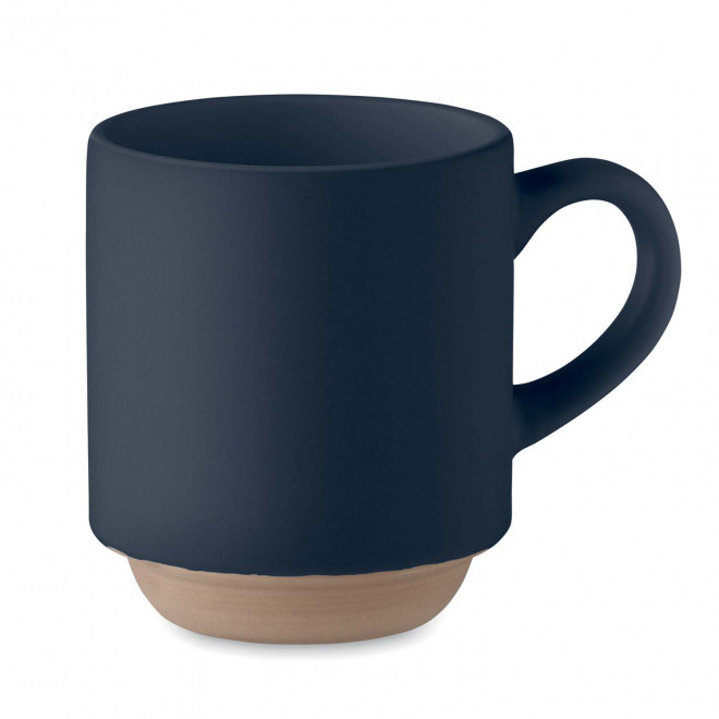 TASSE CERAMIQUE 170 ML PERSONNALISABLE 'BALOW' - bleu foncé