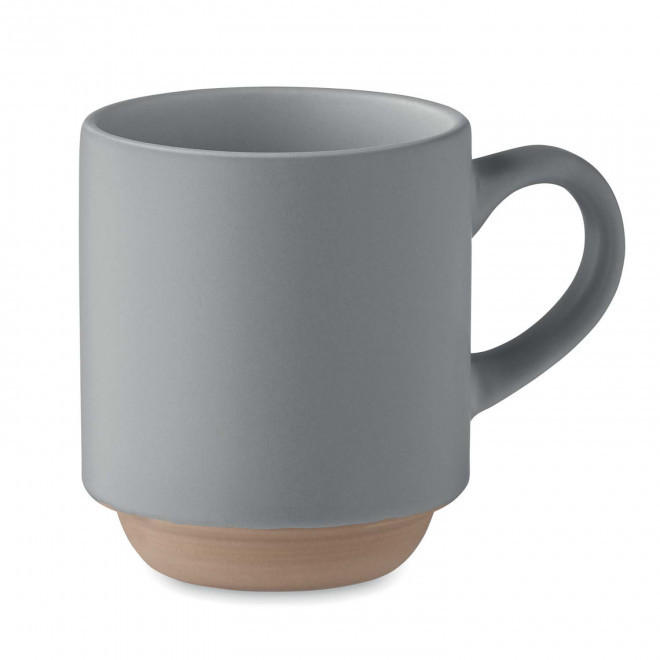 TASSE CERAMIQUE 170 ML PERSONNALISABLE 'BALOW' - gris