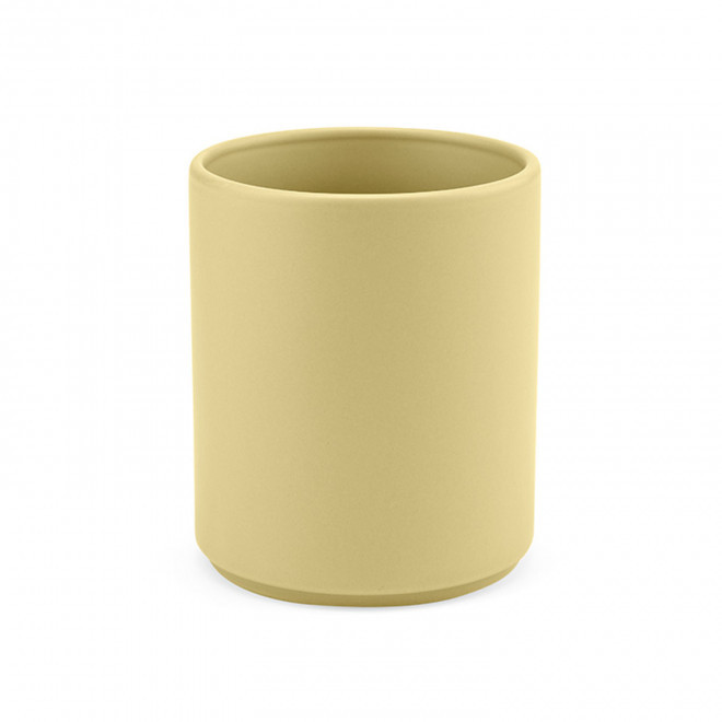 MUG CERAMIQUE 250 ML PERSONNALISABLE 'CAFLO' - jaune_pastel