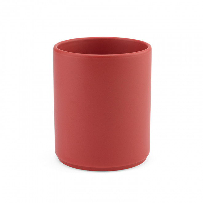 MUG CERAMIQUE 250 ML PERSONNALISABLE 'CAFLO' - rouge mat