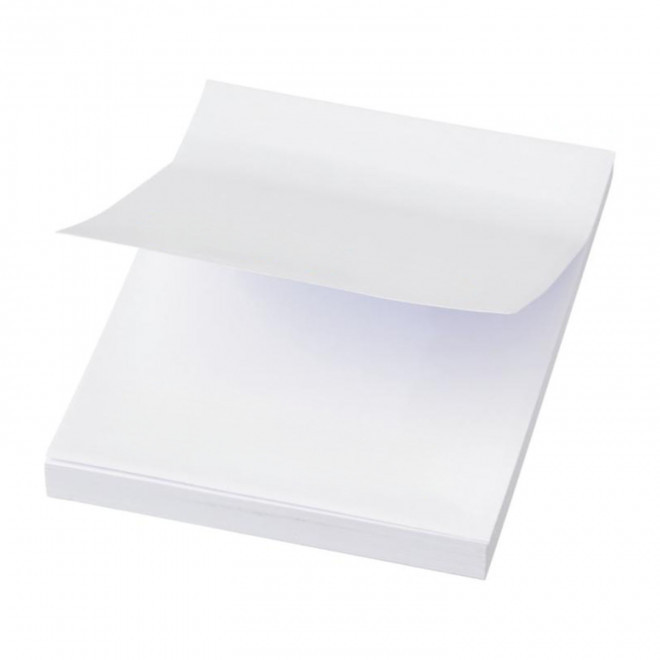 MEMOS REPOSITIONNABLES PUBLICITAIRES 'FORNOTE' 5x7,5 CM - blanc