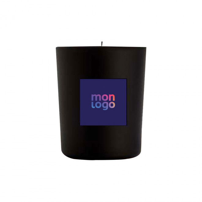 BOUGIE PARFUMÉE PERSONNALISÉE VEGAN 180G 'LOUCE' - noir mat
