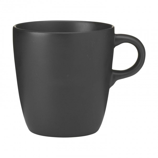 MUG CERAMIQUE 375 ML PERSONNALISABLE 'PANOLE' - noir