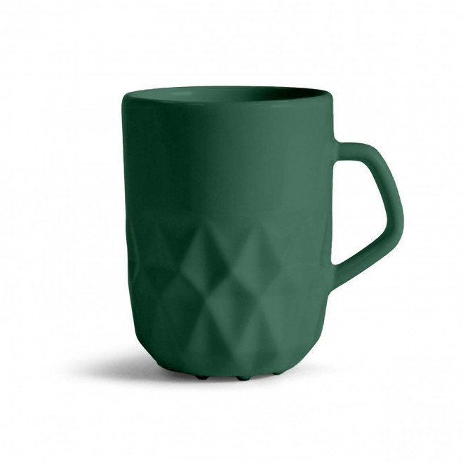 MUG CERAMIQUE PERSONNALISABLE EUROPE 280 ML 'CELESTA' - vert foncé