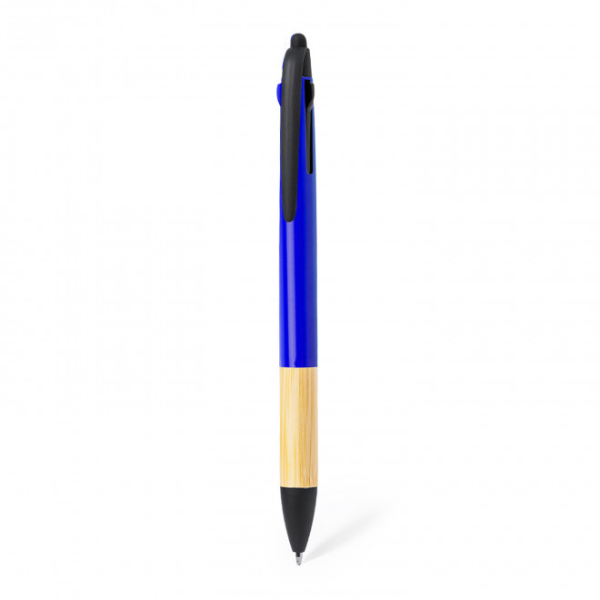 STYLO STYLET 3 COULEURS 'MAYALL BAMBOU' - bleu