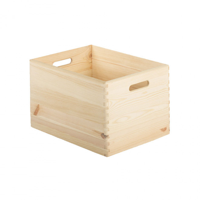 CAISSE EN BOIS PERSONNALISÉE 'KATAKO' - 40x30x23 cm