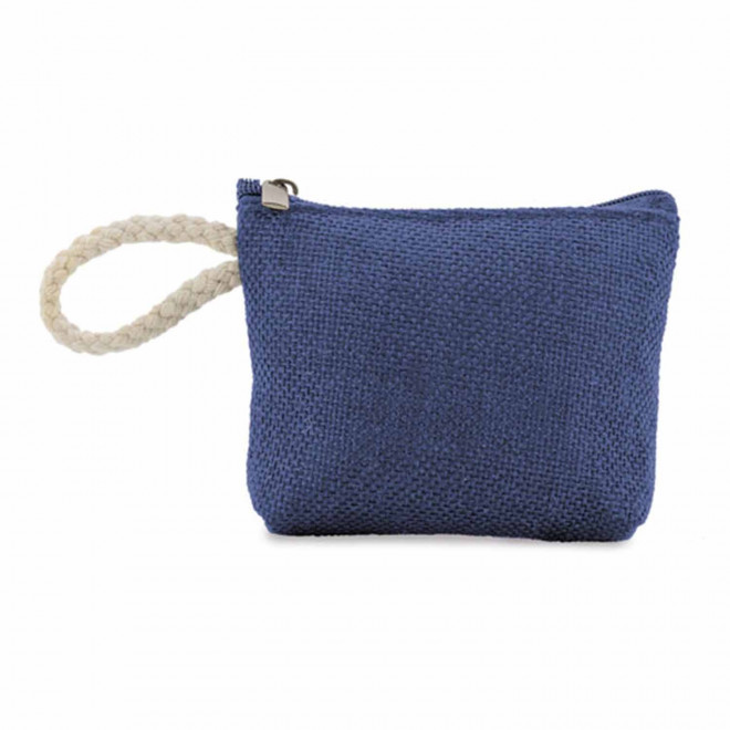 PORTE MONNAIE CORDE PERSONNALISABLE 'MALICIA' - bleu marine