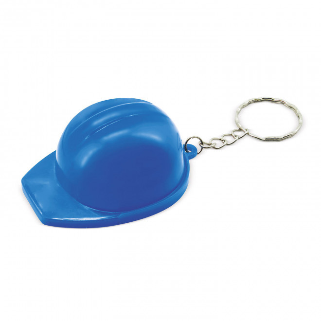 PORTE-CLE CASQUE DECAPSULEUR PERSONNALISE 'KASKI DECAPS' - bleu