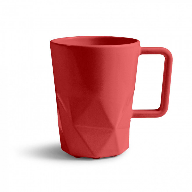 MUG CERAMIQUE PERSONNALISABLE EUROPE 320 ML 'CELESTA' - rouge