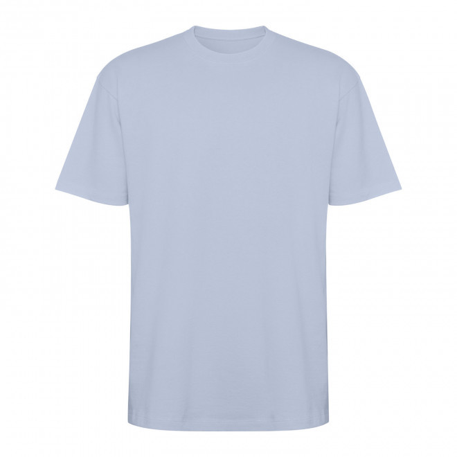 TEE-SHIRT MIXTE COULEUR PERSONNALISE 'BULL' - bleu gris