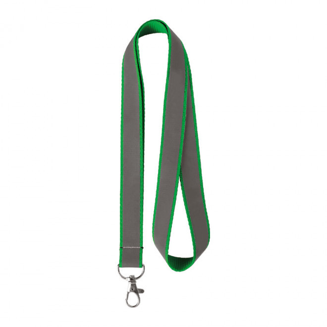 TOUR DE COU PERSONNALISÉ RÉFLÉCHISSANT 'LUMINO' - vert