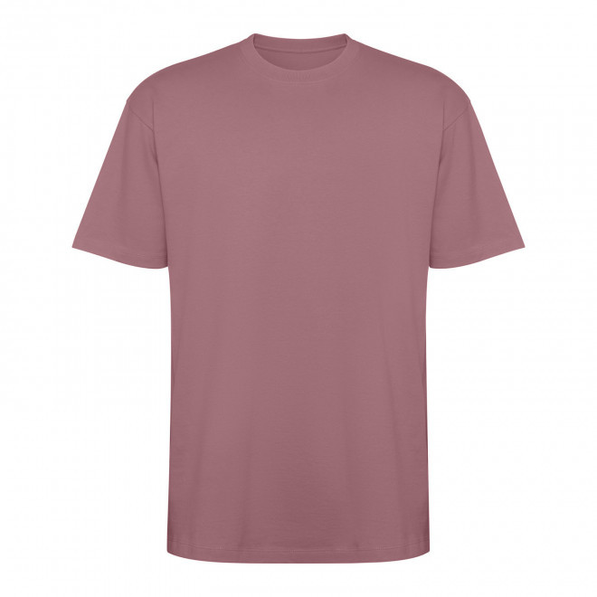 TEE-SHIRT MIXTE COULEUR PERSONNALISE 'BULL' - rose