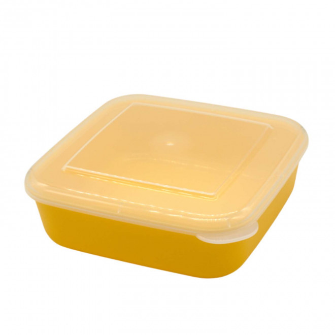 LUNCH BOX PERSONNALISABLE 'CASETA' - jaune