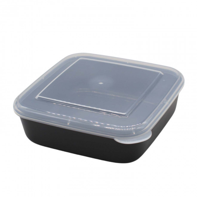 LUNCH BOX PERSONNALISABLE 'CASETA' - noir
