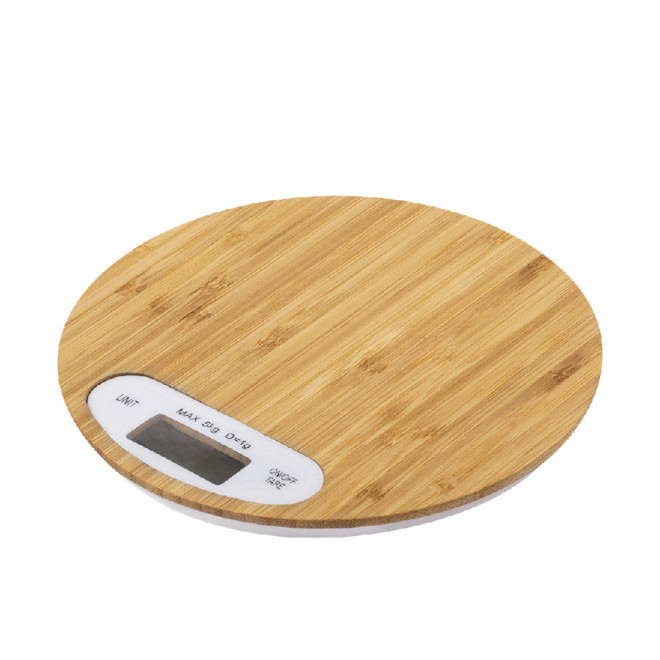 BALANCE DE CUISINE PUBLICITAIRE 'ELKI' - bambou