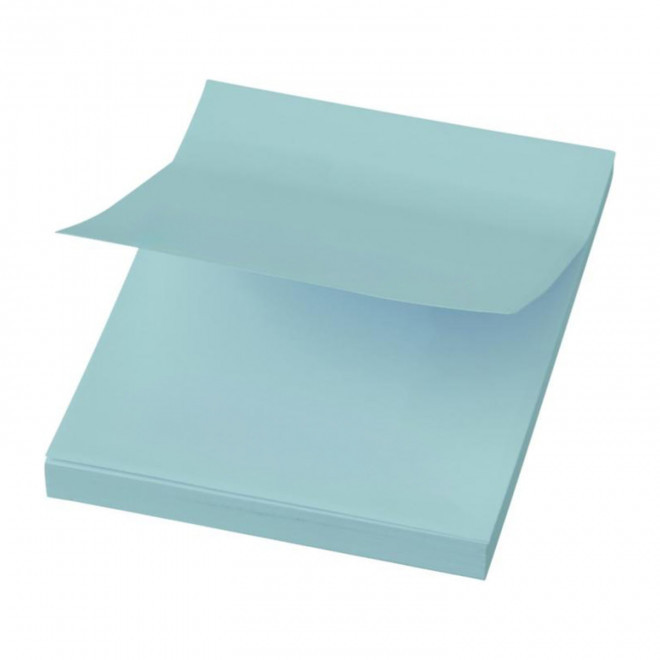 MEMOS REPOSITIONNABLES PUBLICITAIRES 'FORNOTE' 5x7,5 CM - bleu