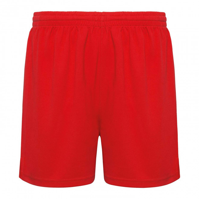 SHORT DE SPORT MIXTE PERSONNALISE 'PLAYER' - rouge