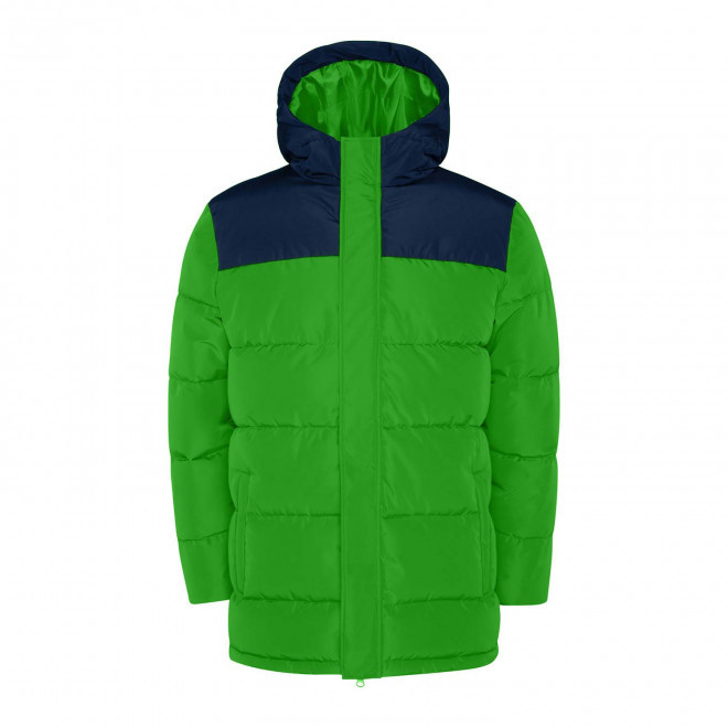 DOUDOUNE LONGUE ENFANT PERSONNALISEE 'TALLIN' - vert/marine