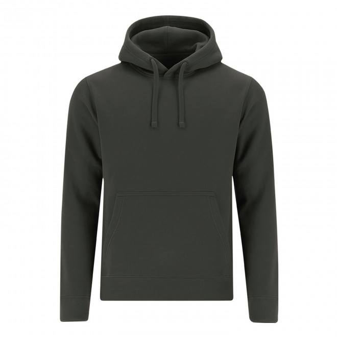 SWEAT-SHIRT MIXTE CAPUCHE PERSONNALISABLE 'MORALIE 2.0' - gris foncé