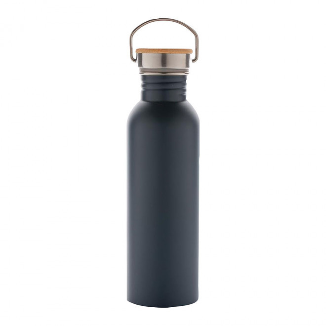 GOURDE PERSONNALISABLE ACIER INOXYDABLE 700ML 'HOLLDO' - bleu