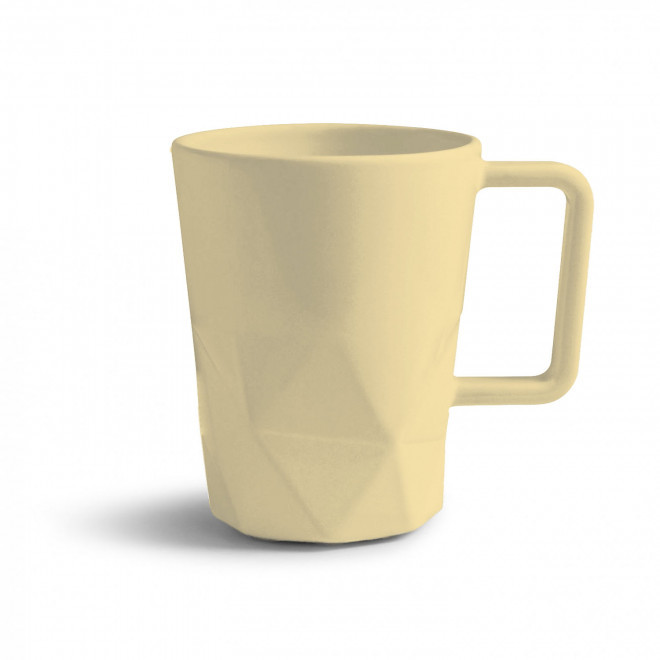 MUG CERAMIQUE PERSONNALISABLE EUROPE 320 ML 'CELESTA' - jaune pale