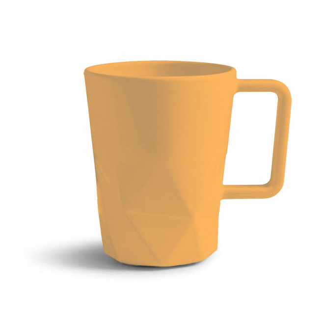 MUG CERAMIQUE PERSONNALISABLE EUROPE 320 ML 'CELESTA' - abricot