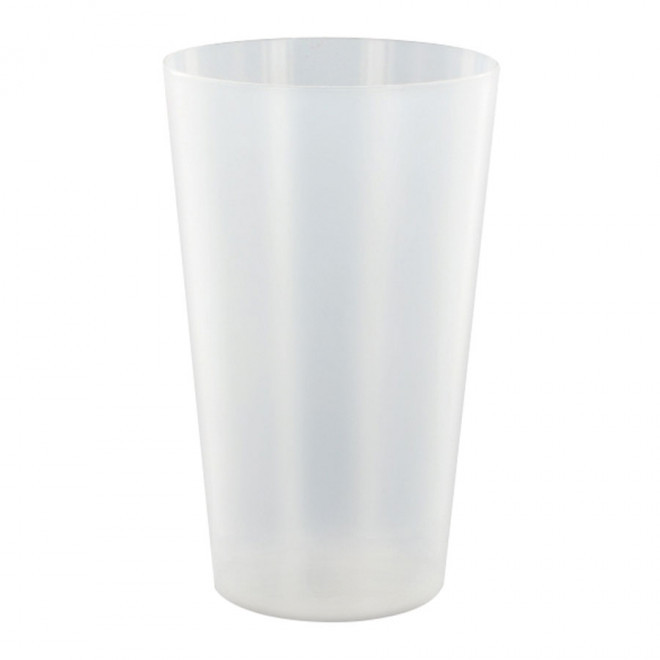 GOBELET MIF RÉUTILISABLE PERSONNALISÉ 30CL 'CUPY QUADRI BORD A BORD' - translucide