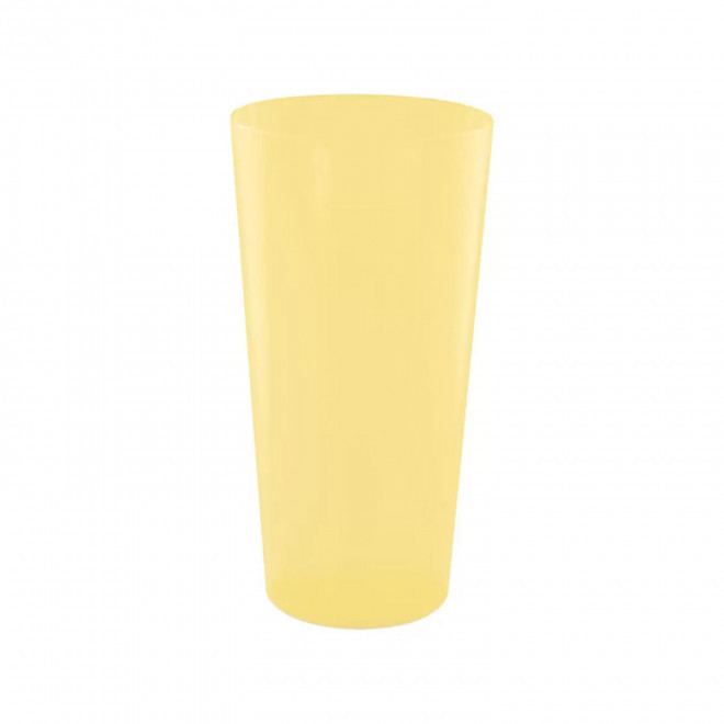 GOBELET MIF RÉUTILISABLE PERSONNALISÉ 60 CL 'CUPY' - jaune
